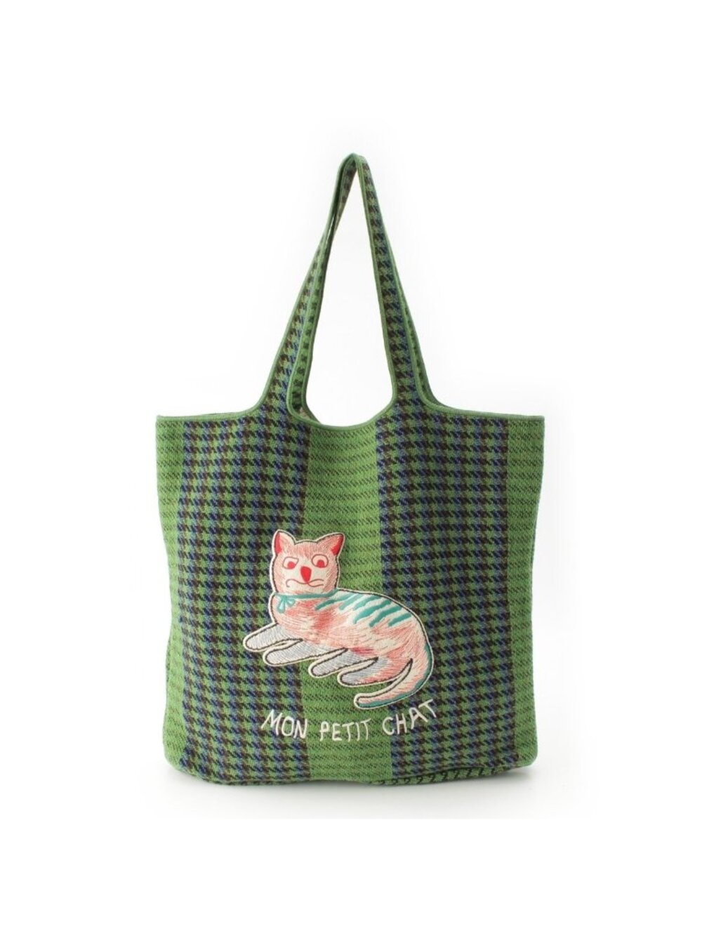Gucci Alessandro Michele Collection Mon Petit Chat My Little Cat Wool Cat Tote